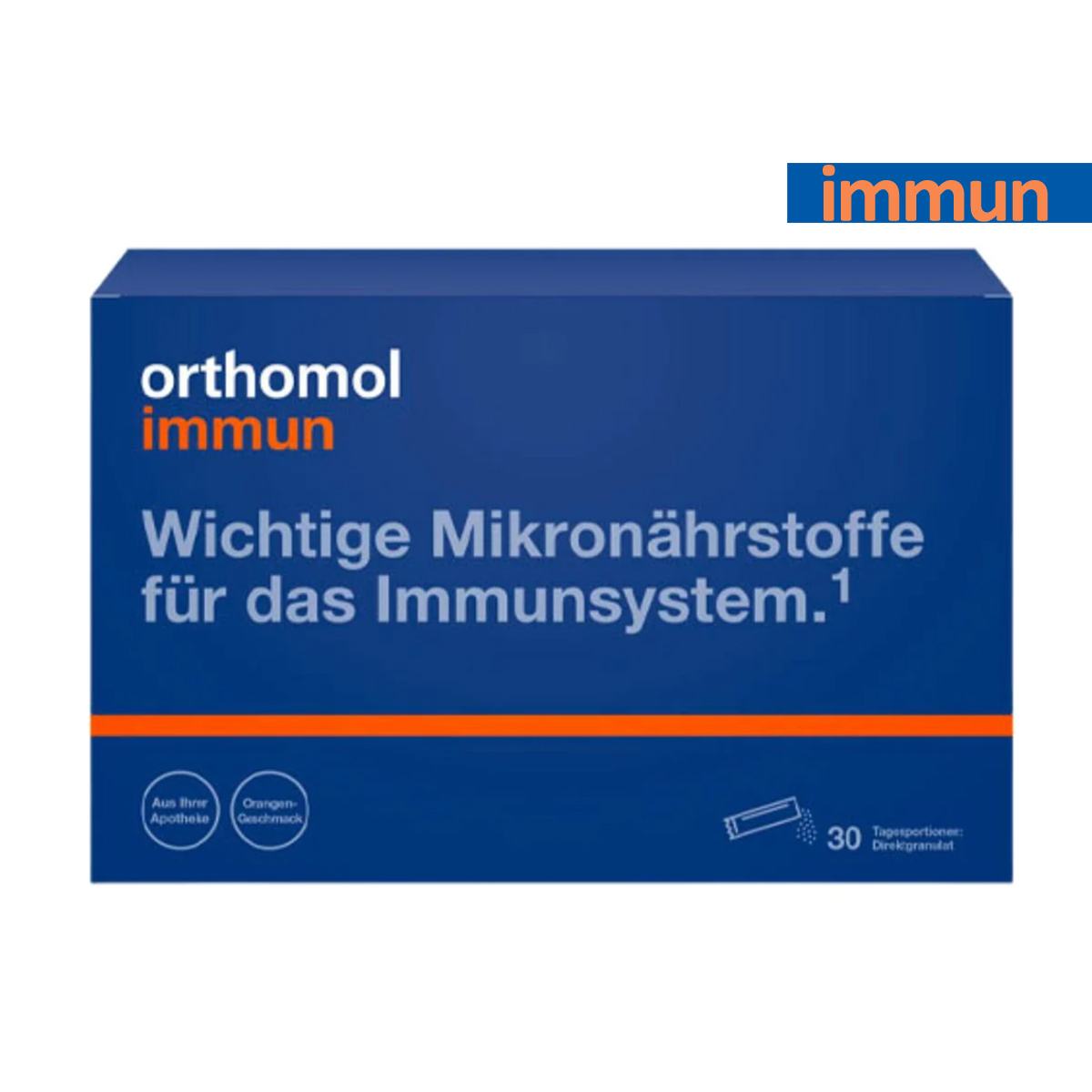 Orthomol 德國奧適寶 Immun （EXP 2028年）全能免疫液體維他命 30天分量（每天1瓶口服液+2片錠劑）Orthomol Immun (support immune system) 30-day-supply (1 drink + 2 tablets per day)